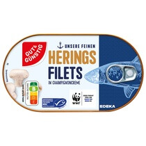 Heringsfilets in Champignoncreme MSC 200g/120g G&G