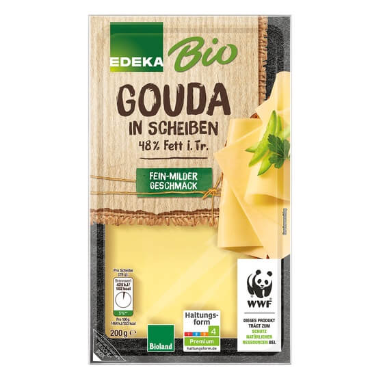 Bio Gouda Scheiben 48% 200G EDEKA