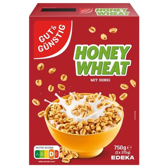 Honey Wheat(gepuffte Weizenkost) 750g G&G