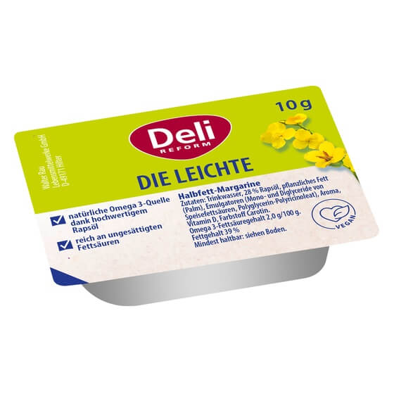 Deli Reform Margarine leicht 120x10g 39% Fettgehalt