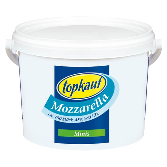 Mozzarella Mini 45% F.i.T. 1Kg ca. 100St/Kg Topkauf