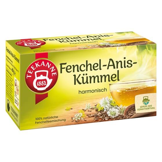 Fenchel/Anis/Kümmel Tee 20Btl Brief Teekanne BR