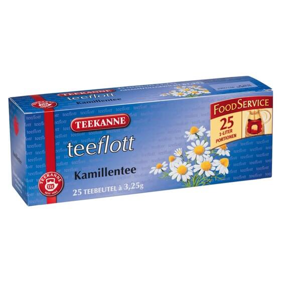 Kamillentee Teeflott 25 Beutel á 1 Liter-Portion Teekanne