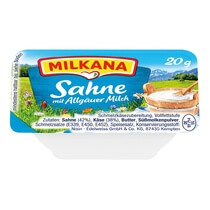Schmelzkäse Sahne Portion 50% F.i.Tr. 100x20g Milkana