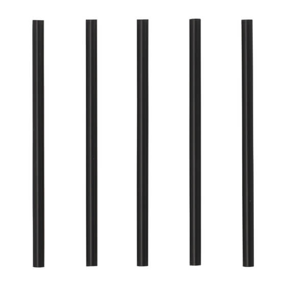 Mehrweg Shake-Halm schwarz 15cm 500ST Papstar