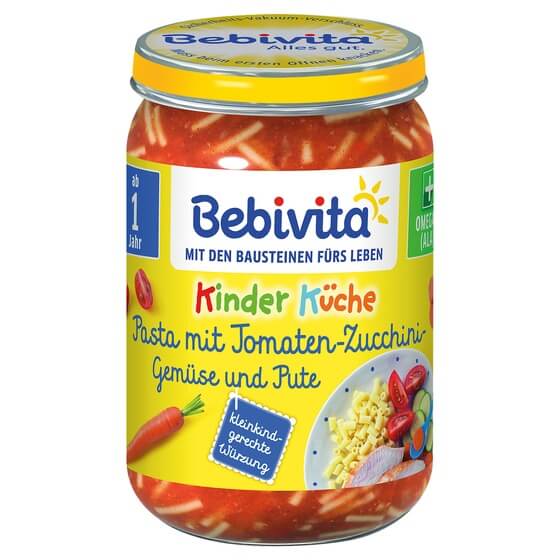 Babykost Makkaroni Tomate Zucchini 250g ab 12 Mon. Bebivita