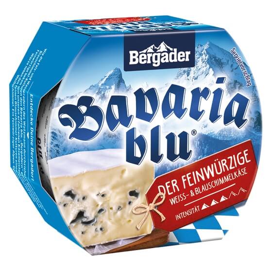 Bavaria Blue Weichkäse Schimmel 70% F.i.Tr. 150g Bergader