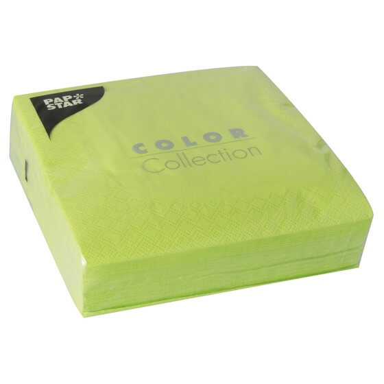 Servietten 33 3-lagig 1/4 Limone 50ST Papstar