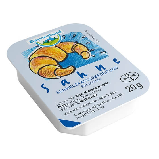 Schmelzkäse Sahne 50% F.i.Tr. 60x20g Bayernland