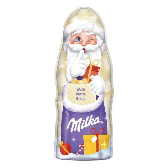 Weihnachtsmann weiß 90g Milka