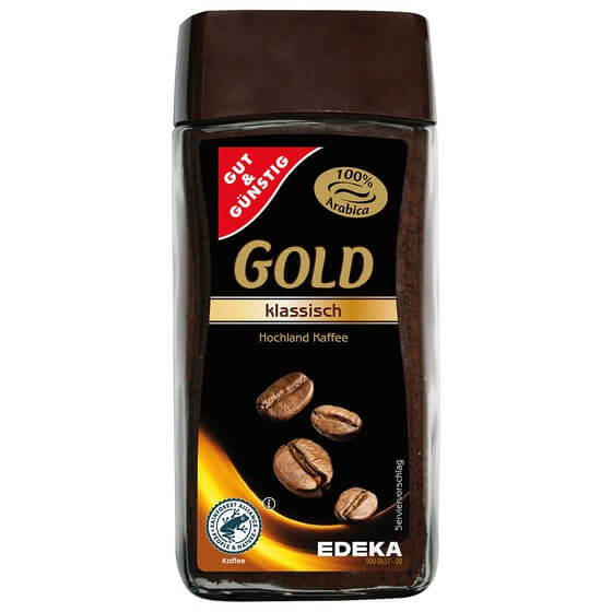 Instant Kaffee Gold 100g G&G