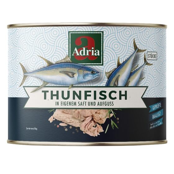 Thunfisch in eig Saft 1,705kg/1,26kg Adria