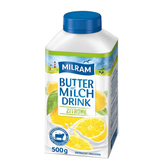 Buttermilch Drink Zitrone 500g Milram