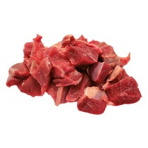 Gulasch Putenoberkeule mittel 24mm roh,natur ca.15kg