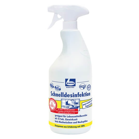 Schnelldesinfektion Sprühflasche 1l Dr. Becher