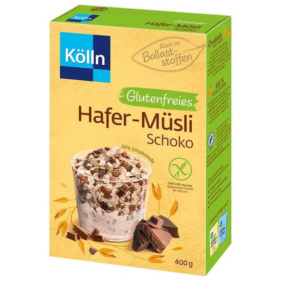 Hafer Müsli Schoko glutenfrei 400g Kölln