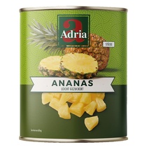 Ananas Stücke leicht gezuckert 820g/490g Adria