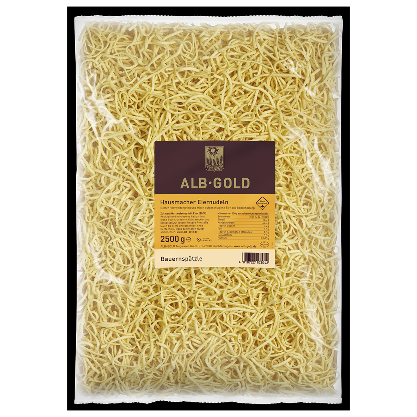 Bauernspätzle ODZ 2,5kg Albgold