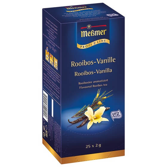 Rooibos Vanille Tee (Ovambo) 25 Beutel kuvertiert Meßmer