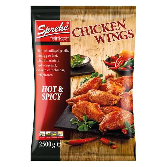Chicken Wings hot & spicy 2500g Sprehe