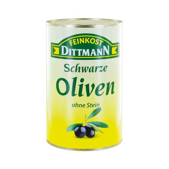 Oliven schwarz ohne Stein 4kg/2kg Dittmann