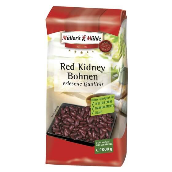 Red Kidney Bohnen ODZ 1kg Müller's Mühle