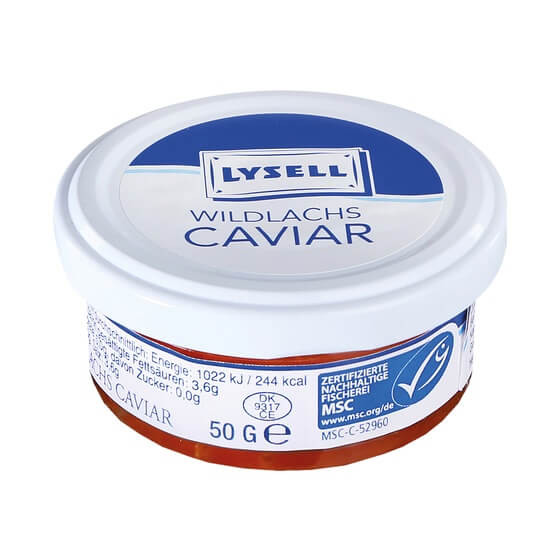 Wildlachs Caviar MSC 50g Lysell