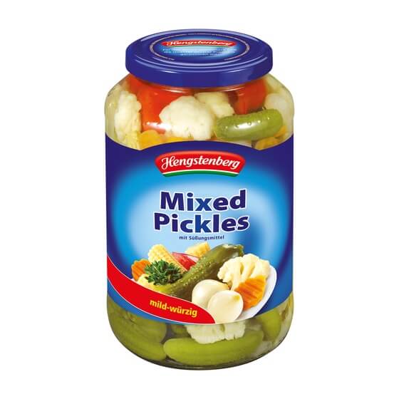 Mixed Pickles 2,45kg/1,38kg Hengstenberg