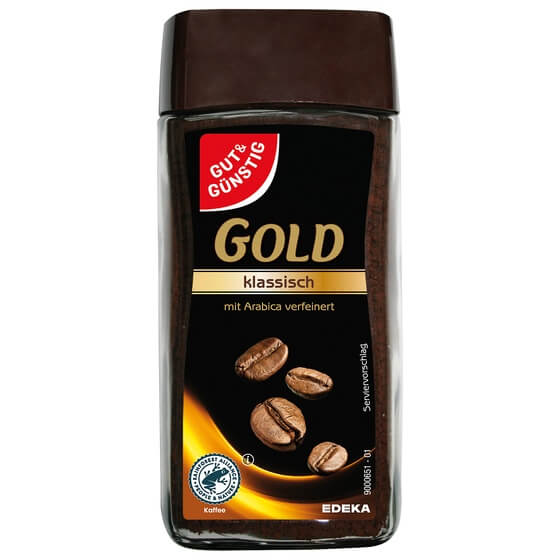 Löslicher Kaffee Gold 100g G&G