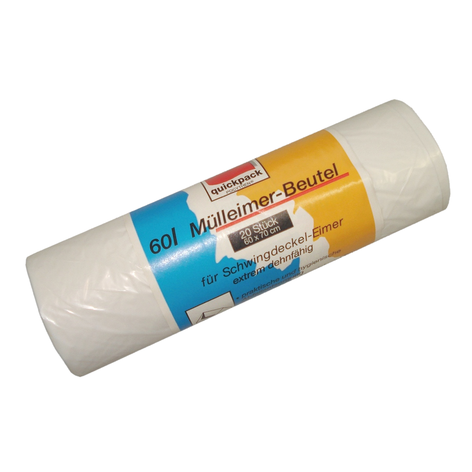 Schwingdeckelbeutel 60l 20St Quickpack