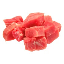 Schweinegulasch I extra (aus dem Schinken)roh ca.1kg