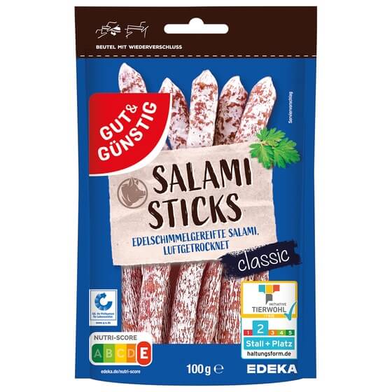 Salami Sticks Classic 100g G&G