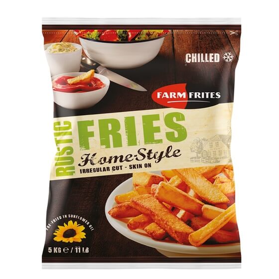 Rustic Fries Homestyle Frisch 5KG Farm Frites