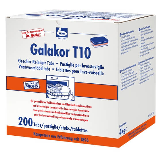 Geschirrreiniger Tabs T10 200 Stück Dr. Becher