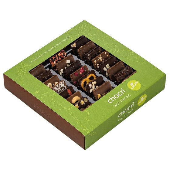 Chocri Weltreise vegan 165g(24x7g) Riegelein
