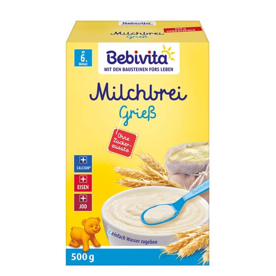 Milchbrei Griess ab 6.Monat 500g Bebivita