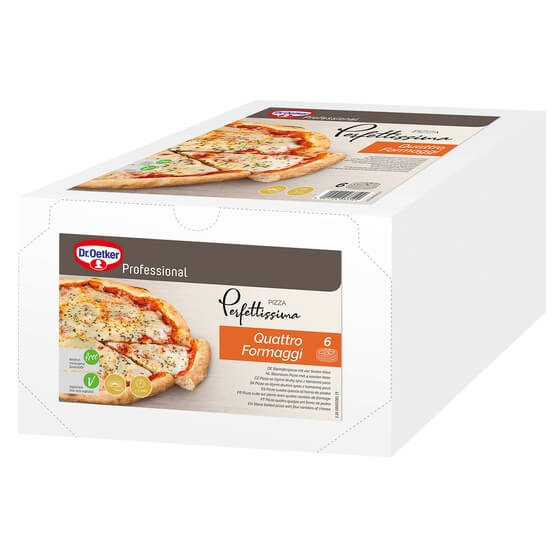Pizza Perfettissima Quarttro Formaggi 6 Stück 2,28kg Oetker