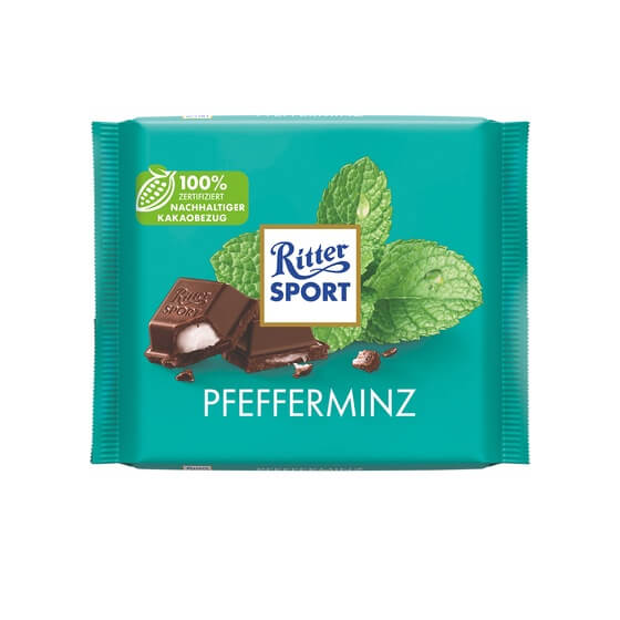 Ritter Sport Pfefferminz-Schokolade 100g