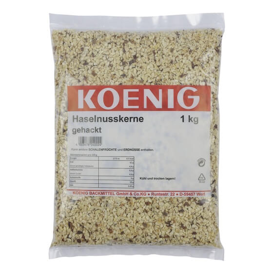 Haselnusskerne gehackt 1kg Koenig
