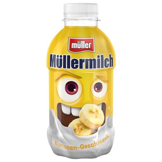 Müller Milch Banane 1,4% DPG 400ml