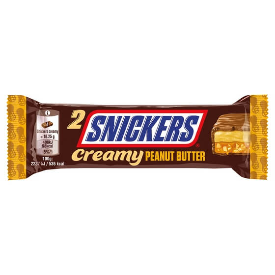 Snickers Dark Creme Peanut Butter 2x18,25g Mars