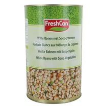 Weiße Bohnen mit Suppengrün 4kg/2,65kg Noliko