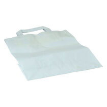 Papiertasche weiss 22x11x28cm 250St Papier Brinkmann
