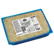 Sauerkraut mit Schmalz und Speck 5kg Beutel Kühne