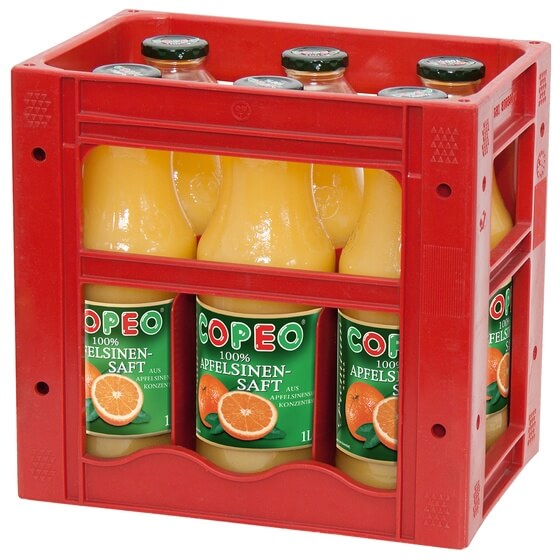 Apfelsinensaft 6x1ltr. Mehrwegflasche Copeo