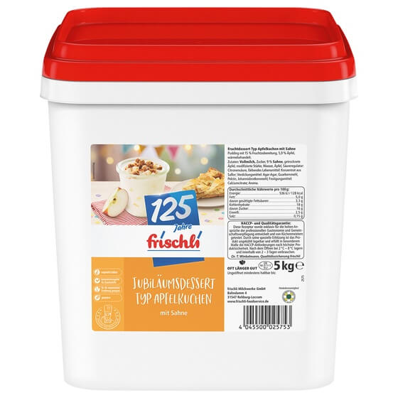 Frischli Jubiläums Dessert Apfelkuchen 5 KG