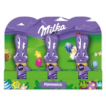 Schmunzelhase Alpenmilch 3x15g Milka