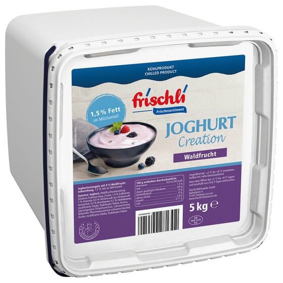 Fruchtjoghurt Waldfrucht 1,5% Fett 5Kg Frischli