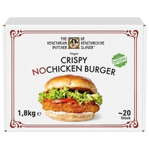 No Chicken Crispy Burg vegan Burgerpat pan 20x90g=1,8kg TVB