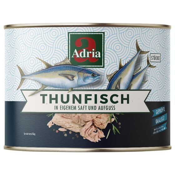 Thunfisch in eig Saft 1,705kg/1,26kg Adria